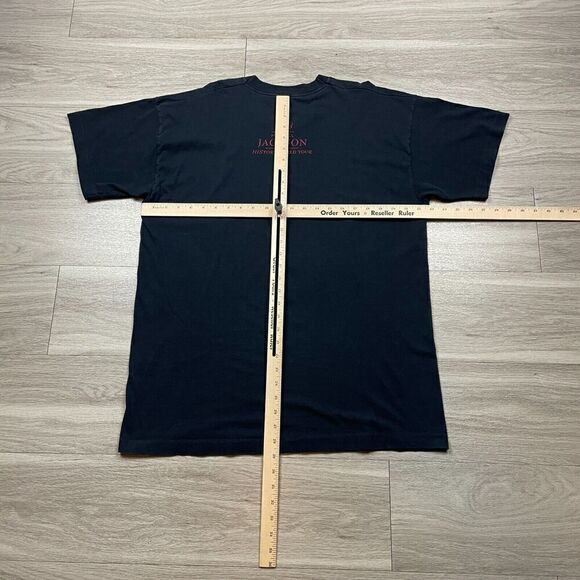 Vintage Shirt Mens Extra Large Black Michael Jackson History World Tour 90s - Picture 9 of 12